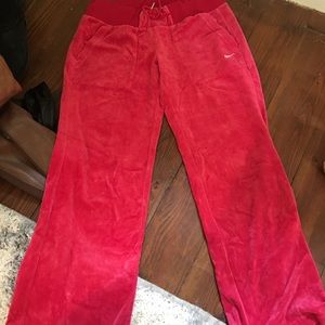 Nike velour pants